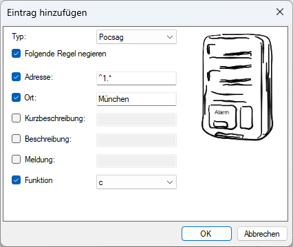 Filterelement vom Typ POCSAG-Filter